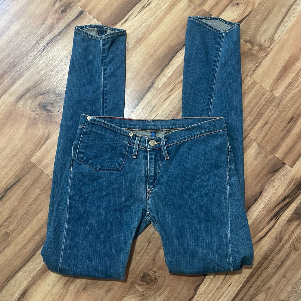 RARE Y2K Levi’s Red Collection Skinny Jeans Sz 26